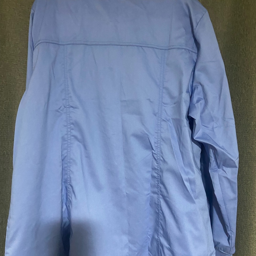 Cherokee Blue Scrub Jacket - Picture 2 of 5